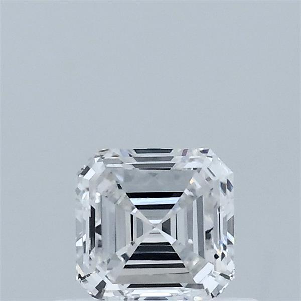 0.49 Carat Asscher Lab Grown Diamond, Very Good Polish, D Color, VVS2 Clarity