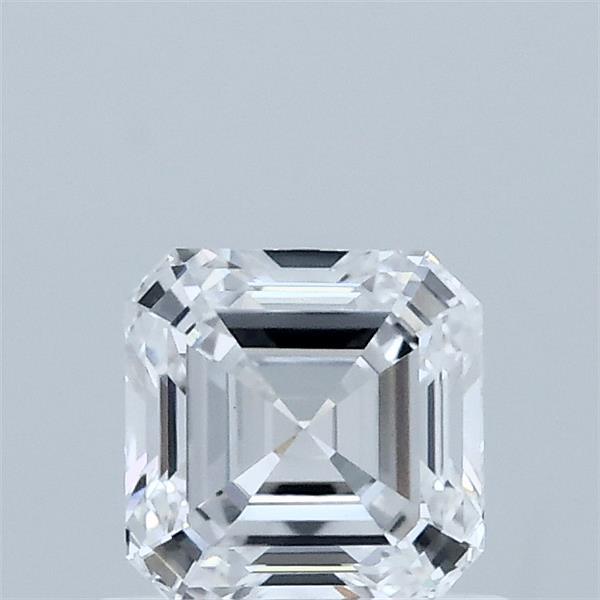 0.75 Carat Asscher Lab Grown Diamond, Very Good Polish, D Color, VVS2 Clarity
