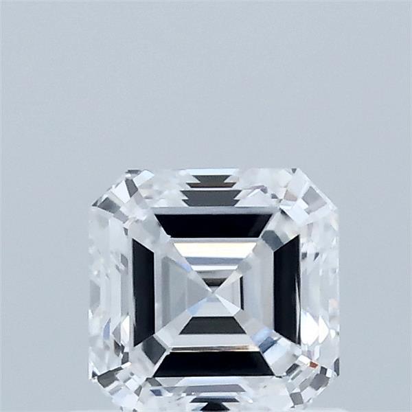 0.81 Carat Asscher Lab Grown Diamond, Very Good Polish, D Color, VVS2 Clarity