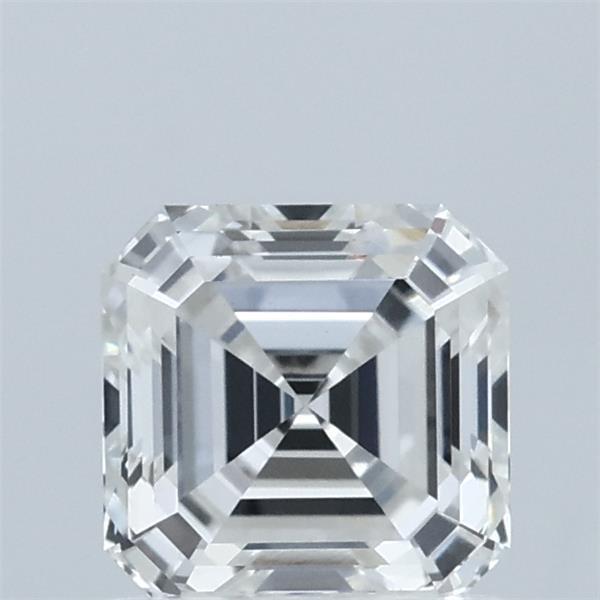 1.09 Carat Asscher Lab Grown Diamond, Excellent Polish, F Color, VVS2 Clarity