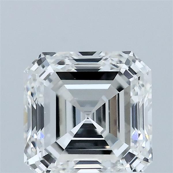 1.50 Carat Asscher Lab Grown Diamond, Excellent Polish, F Color, VS1 Clarity