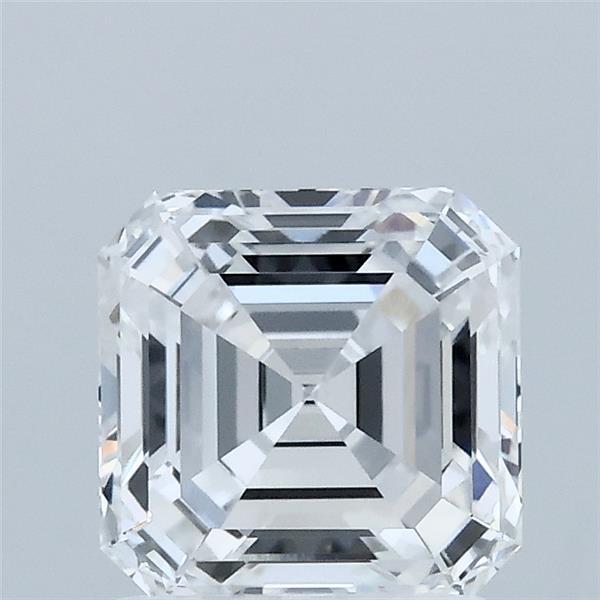 1.60 Carat Asscher Lab Grown Diamond, Excellent Polish, D Color, VVS1 Clarity