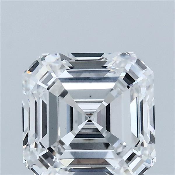 2.00 Carat Asscher Lab Grown Diamond, Excellent Polish, D Color, VS1 Clarity