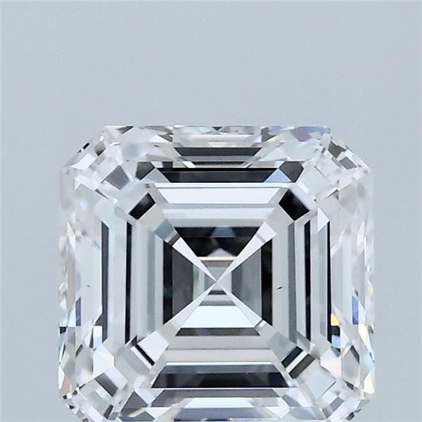 2.00 Carat Asscher Lab Grown Diamond, Excellent Polish, E Color, VS1 Clarity