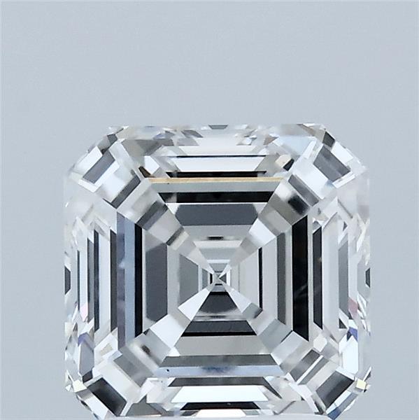 2.01 Carat Asscher Lab Grown Diamond, Excellent Polish, E Color, VS1 Clarity