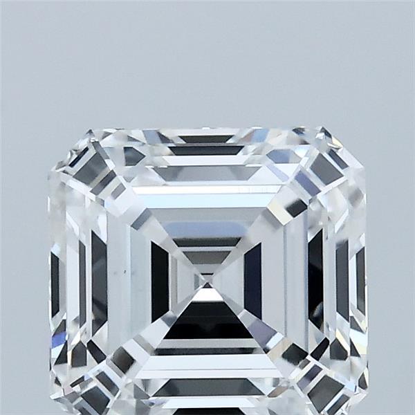 2.01 Carat Asscher Lab Grown Diamond, Excellent Polish, E Color, VS1 Clarity