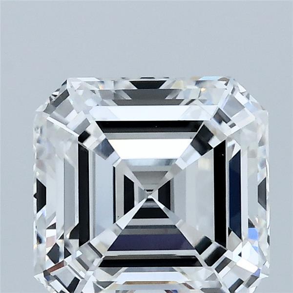 2.01 Carat Asscher Lab Grown Diamond, Excellent Polish, E Color, VS1 Clarity