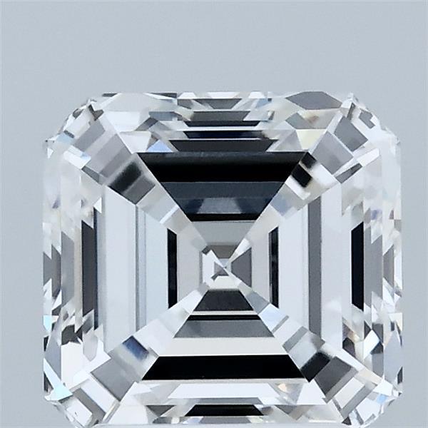 2.04 Carat Asscher Lab Grown Diamond, Excellent Polish, D Color, VVS2 Clarity