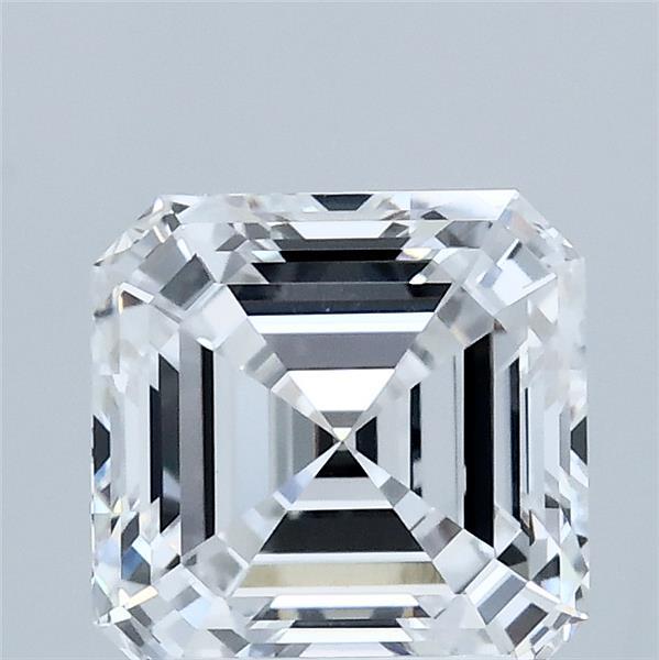 2.08 Carat Asscher Lab Grown Diamond, Excellent Polish, D Color, VVS2 Clarity