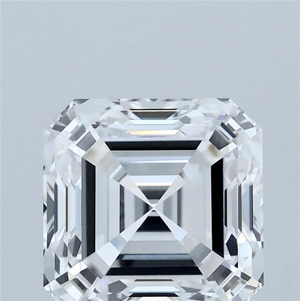 2.09 Carat Asscher Lab Grown Diamond, Excellent Polish, D Color, VVS2 Clarity