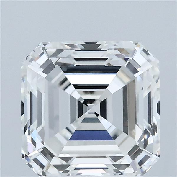 2.33 Carat Asscher Lab Grown Diamond, Excellent Polish, F Color, VVS2 Clarity