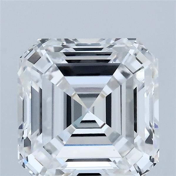 3.00 Carat Asscher Lab Grown Diamond, Excellent Polish, D Color, VS1 Clarity