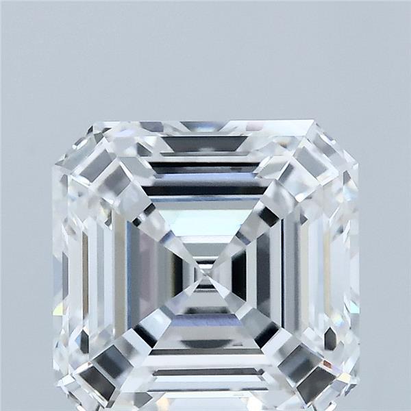 3.00 Carat Asscher Lab Grown Diamond, Excellent Polish, D Color, VS1 Clarity