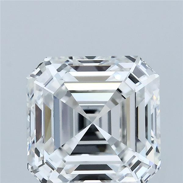 3.00 Carat Asscher Lab Grown Diamond, Excellent Polish, E Color, VVS2 Clarity
