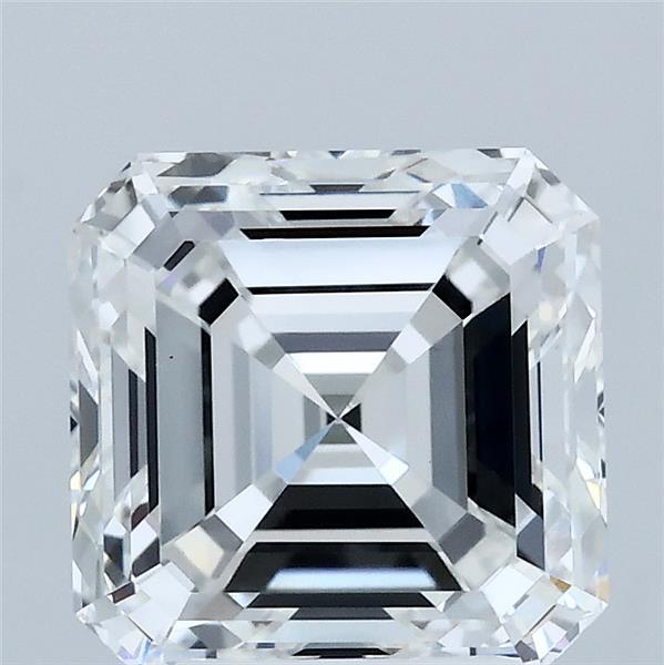 3.09 Carat Asscher Lab Grown Diamond, Excellent Polish, F Color, VVS2 Clarity