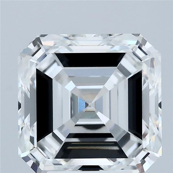 4.00 Carat Asscher Lab Grown Diamond, Excellent Polish, E Color, VVS1 Clarity