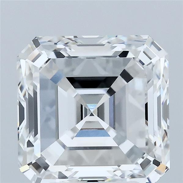 4.01 Carat Asscher Lab Grown Diamond, Excellent Polish, E Color, VVS2 Clarity
