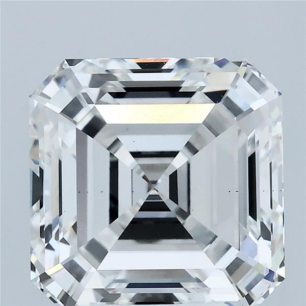 4.33 Carat Asscher Lab Grown Diamond, Excellent Polish, E Color, VS1 Clarity