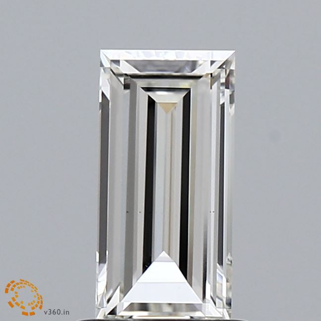 0.99 Carat Baguette Lab Grown Diamond, Excellent Polish, G Color, VS1 Clarity