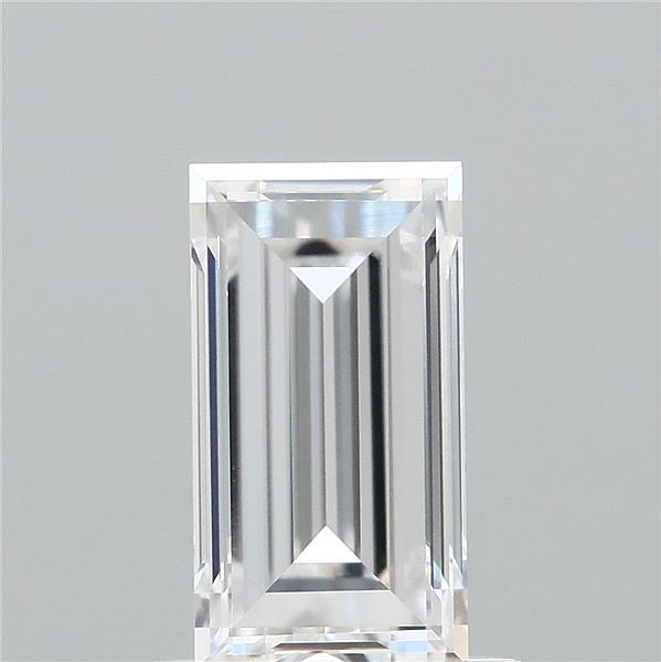 1.07 Carat Baguette Lab Grown Diamond, Excellent Polish, E Color, VVS2 Clarity