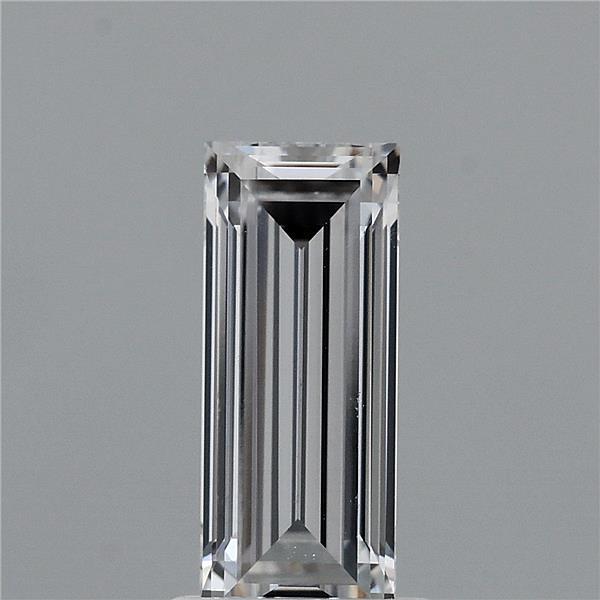 1.10 Carat Baguette Lab Grown Diamond, Excellent Polish, D Color, VVS2 Clarity