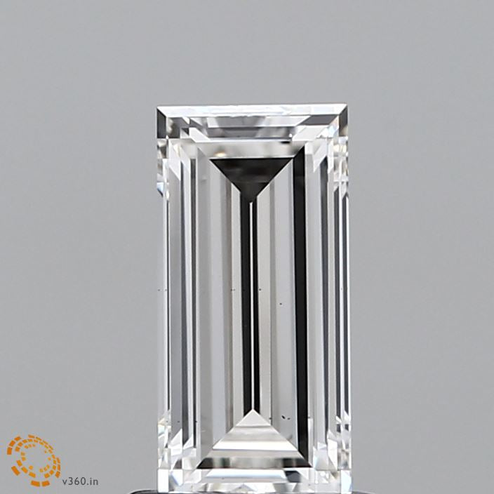 1.11 Carat Baguette Lab Grown Diamond, Excellent Polish, F Color, VS1 Clarity