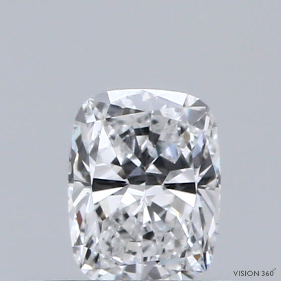 0.30 Carat Cushion Lab Grown Diamond, Very Good Polish, D Color, VS1 Clarity