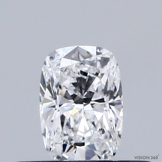 0.30 Carat Cushion Lab Grown Diamond, Very Good Polish, D Color, VVS1 Clarity