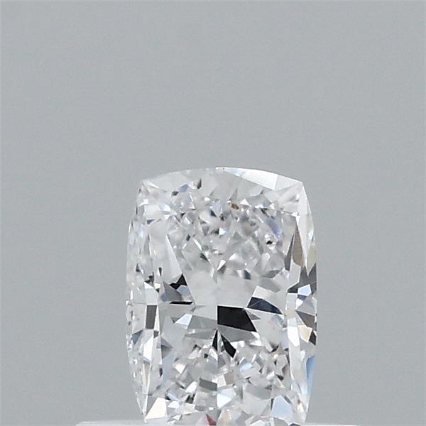 0.48 Carat Cushion Lab Grown Diamond, Very Good Polish, D Color, VVS2 Clarity
