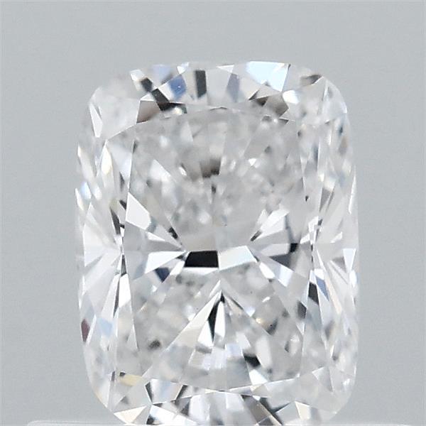 0.55 Carat Cushion Lab Grown Diamond, Very Good Polish, E Color, VVS2 Clarity