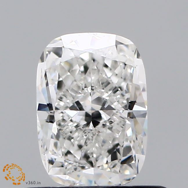 0.70 Carat Cushion Lab Grown Diamond, Excellent Polish, G Color, VVS2 Clarity