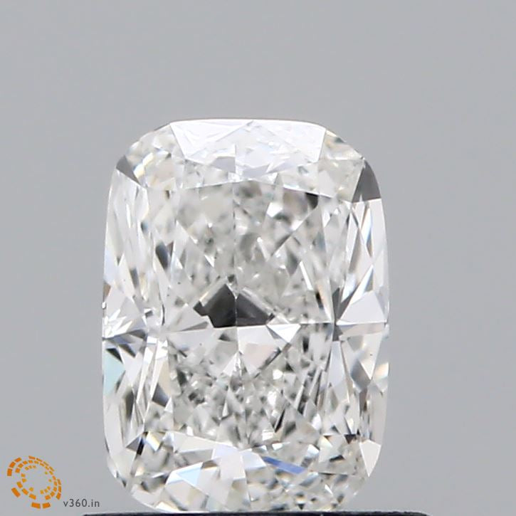 0.81 Carat Cushion Lab Grown Diamond, Very Good Polish, F Color, VS1 Clarity