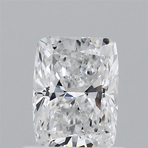 0.88 Carat Cushion Lab Grown Diamond, Very Good Polish, D Color, VS2 Clarity