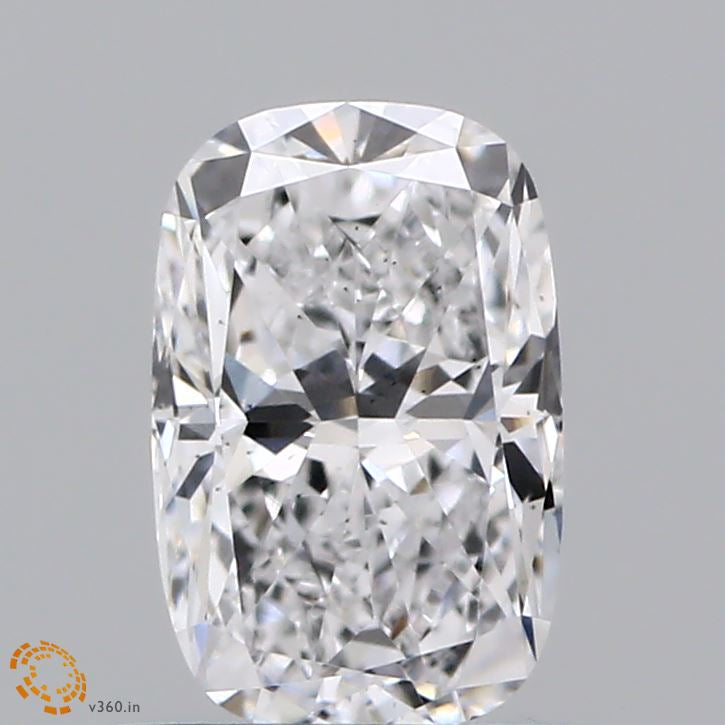 0.94 Carat Cushion Lab Grown Diamond, Excellent Polish, D Color, VS2 Clarity