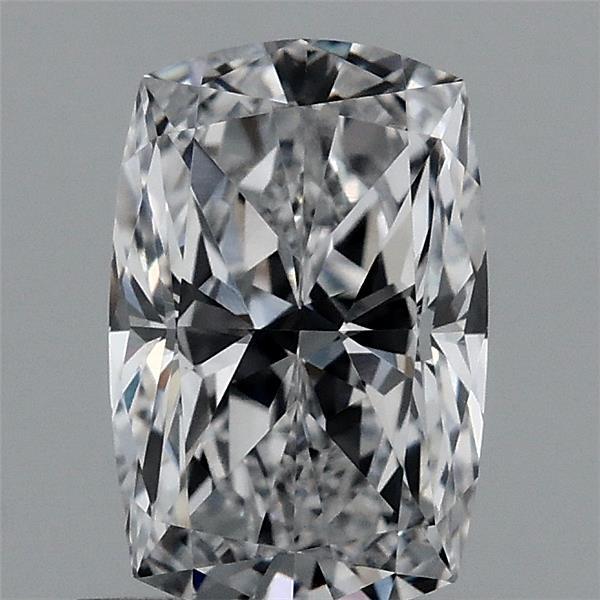 0.95 Carat Cushion Lab Grown Diamond, Excellent Polish, D Color, VVS2 Clarity