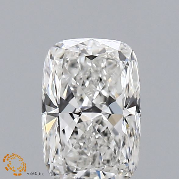 0.98 Carat Cushion Lab Grown Diamond, Excellent Polish, F Color, VVS2 Clarity