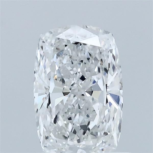 1.00 Carat Cushion Lab Grown Diamond, Excellent Polish, D Color, VVS2 Clarity