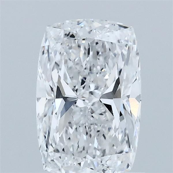 1.07 Carat Cushion Lab Grown Diamond, Excellent Polish, D Color, VVS2 Clarity
