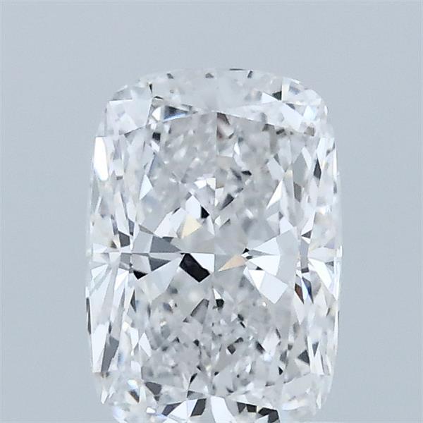 1.07 Carat Cushion Lab Grown Diamond, Excellent Polish, D Color, VVS2 Clarity