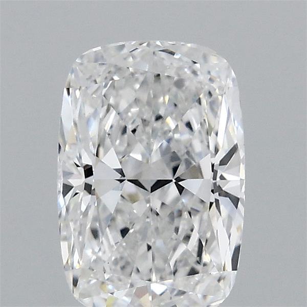 1.10 Carat Cushion Lab Grown Diamond, Excellent Polish, D Color, VVS2 Clarity