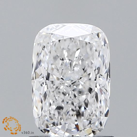 1.14 Carat Cushion Lab Grown Diamond, Excellent Polish, D Color, VS1 Clarity