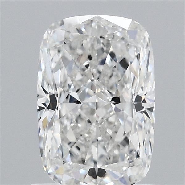 1.34 Carat Cushion Lab Grown Diamond, Excellent Polish, F Color, VS1 Clarity