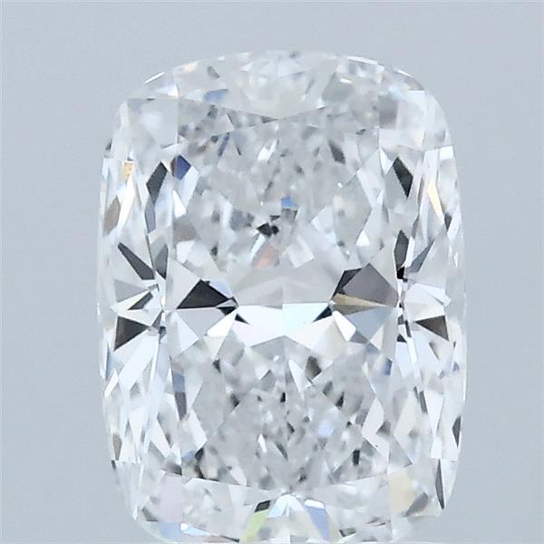 1.51 Carat Cushion Lab Grown Diamond, Excellent Polish, D Color, VVS2 Clarity