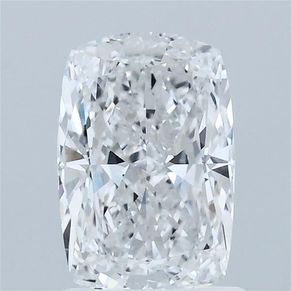 1.52 Carat Cushion Lab Grown Diamond, Excellent Polish, D Color, VS1 Clarity