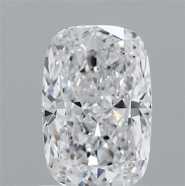 1.52 Carat Cushion Lab Grown Diamond, Excellent Polish, D Color, VVS1 Clarity