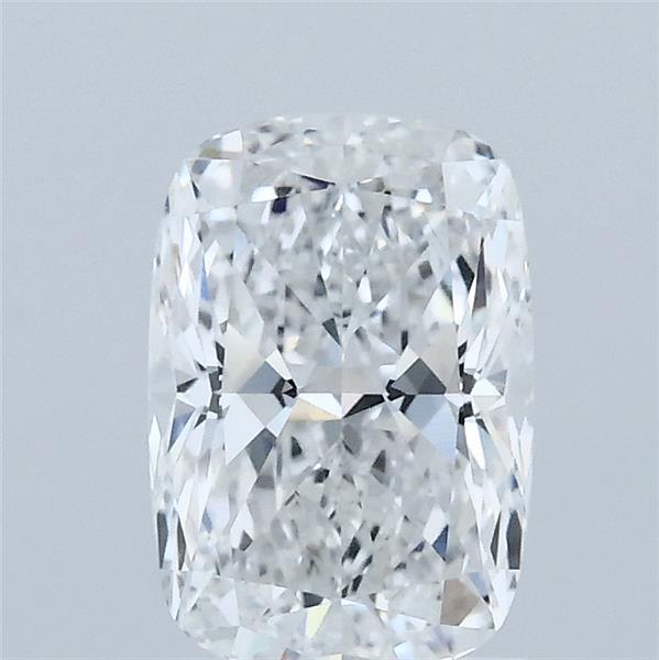 1.53 Carat Cushion Lab Grown Diamond, Excellent Polish, E Color, VVS2 Clarity