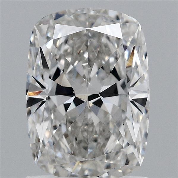 1.53 Carat Cushion Lab Grown Diamond, Excellent Polish, F Color, VS1 Clarity