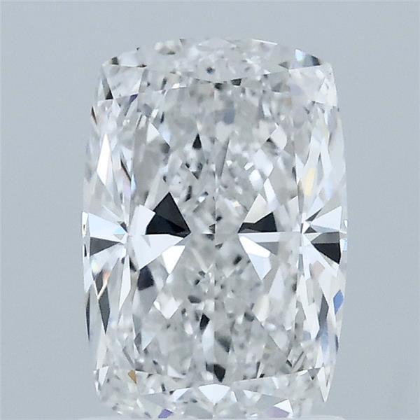 1.56 Carat Cushion Lab Grown Diamond, Excellent Polish, D Color, VS1 Clarity