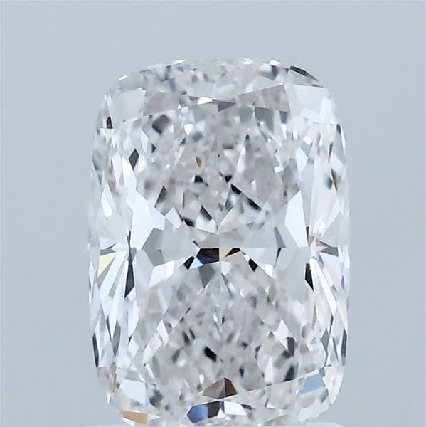 1.56 Carat Cushion Lab Grown Diamond, Excellent Polish, E Color, VVS2 Clarity