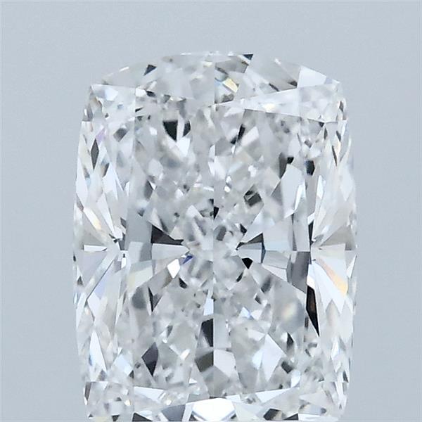 1.88 Carat Cushion Lab Grown Diamond, Excellent Polish, D Color, VVS2 Clarity